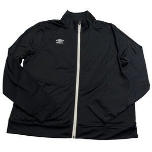 Umbro Diamond Track Jacket in Black White